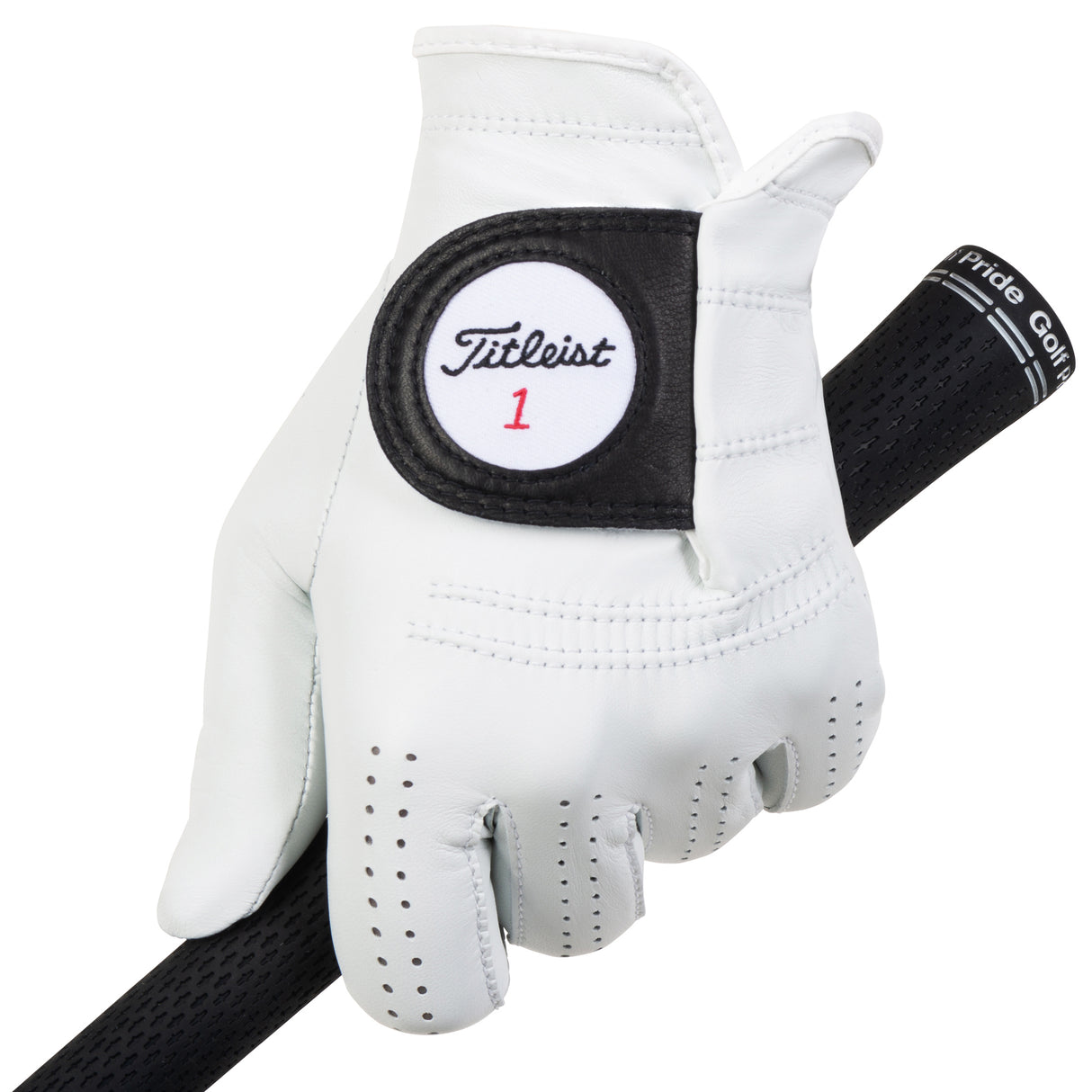 Titleist Players Leder Handschuh, Herren - Links getragen