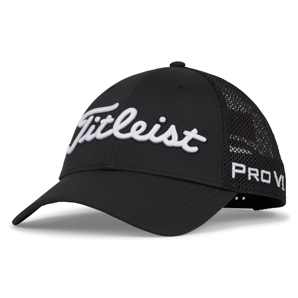 Titleist Tour Performance Mesh Herren Cap, Schwarz