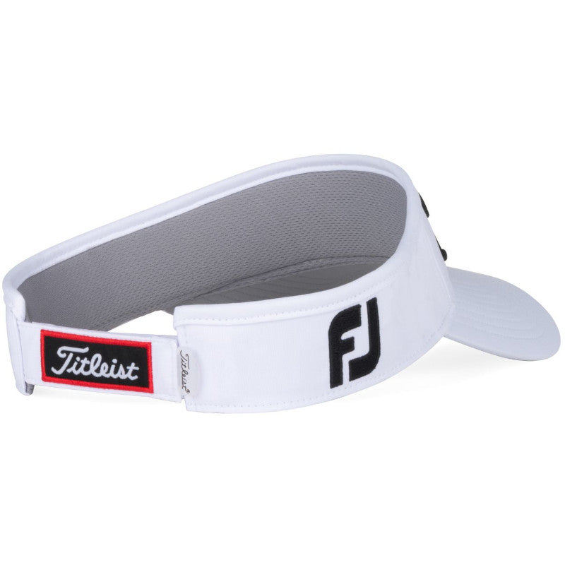 Titleist Tour Performance Herren Visor, Weiß / Schwarz