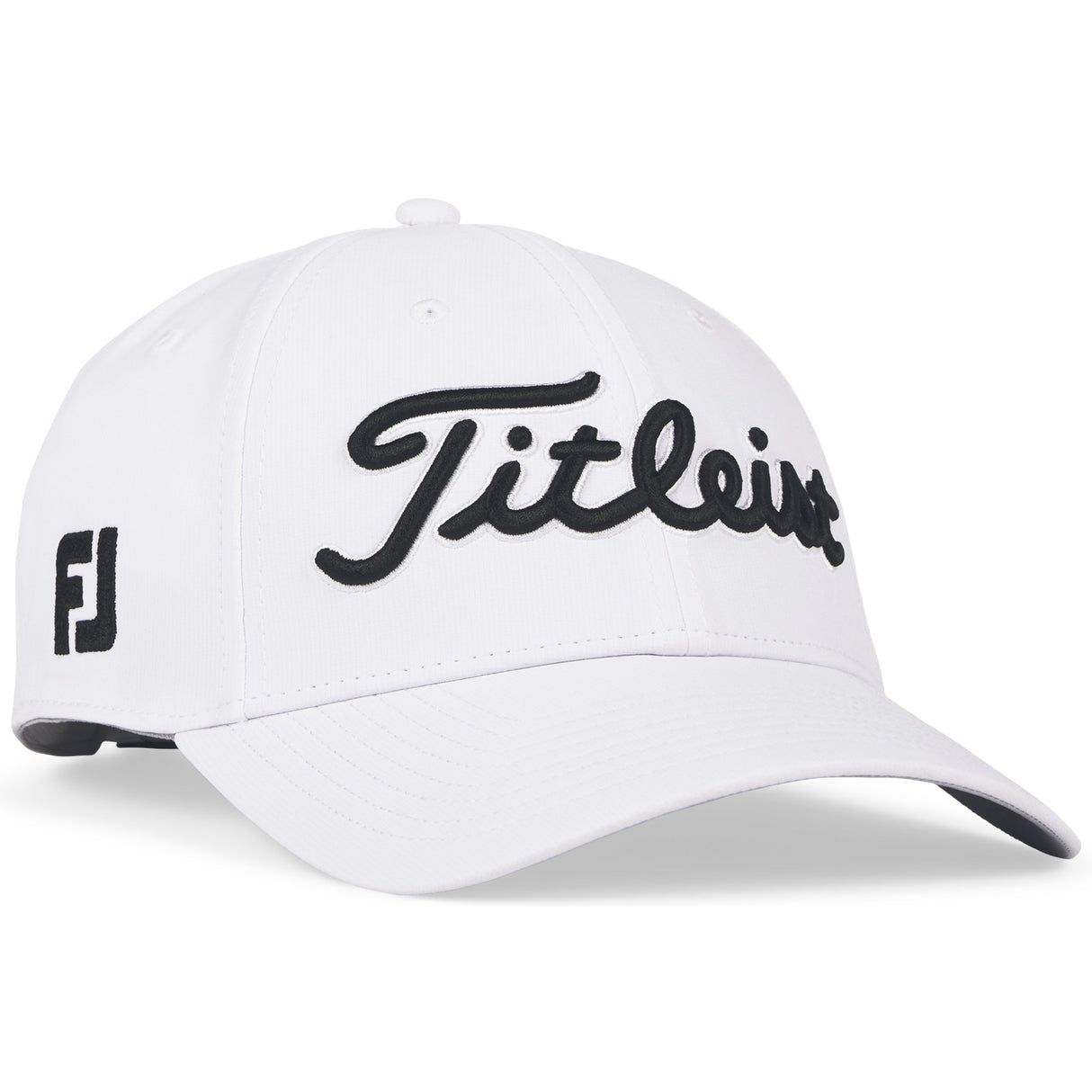 Titleist 2026 Tour Performance Herren Cap, Weiß / Schwarz