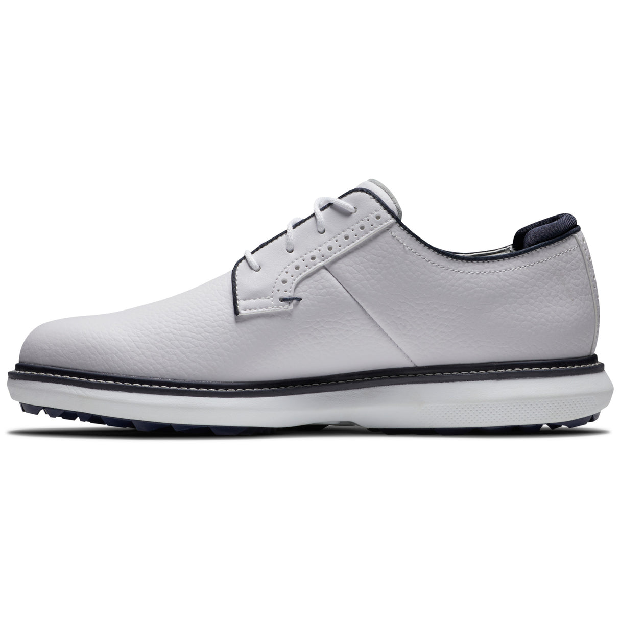 FootJoy 2026 Traditions SL Blucher Herren Golfschuhe, Weiß / Navy