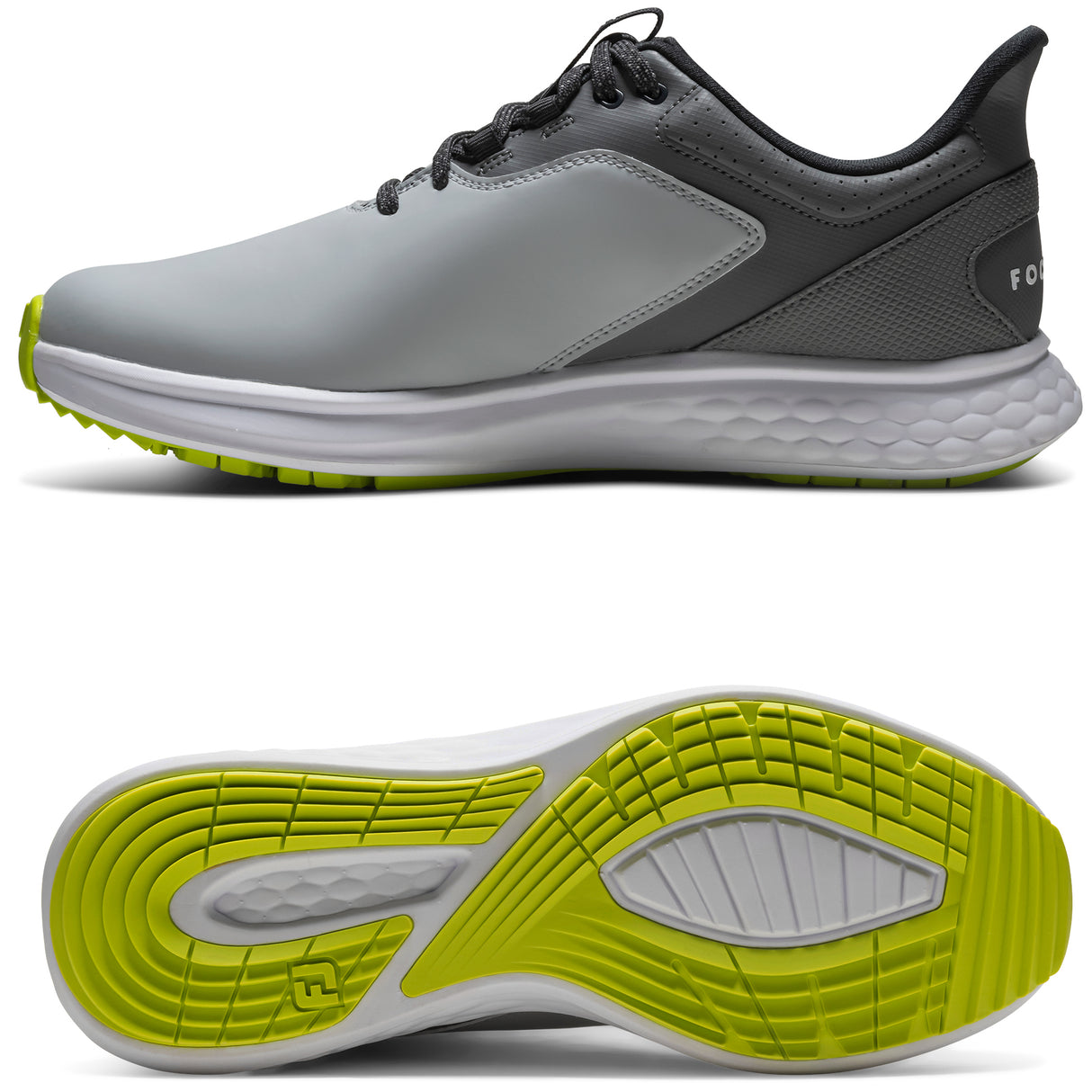 FootJoy Pulse Herren Golfschuhe, Grau / Weiß / Grün