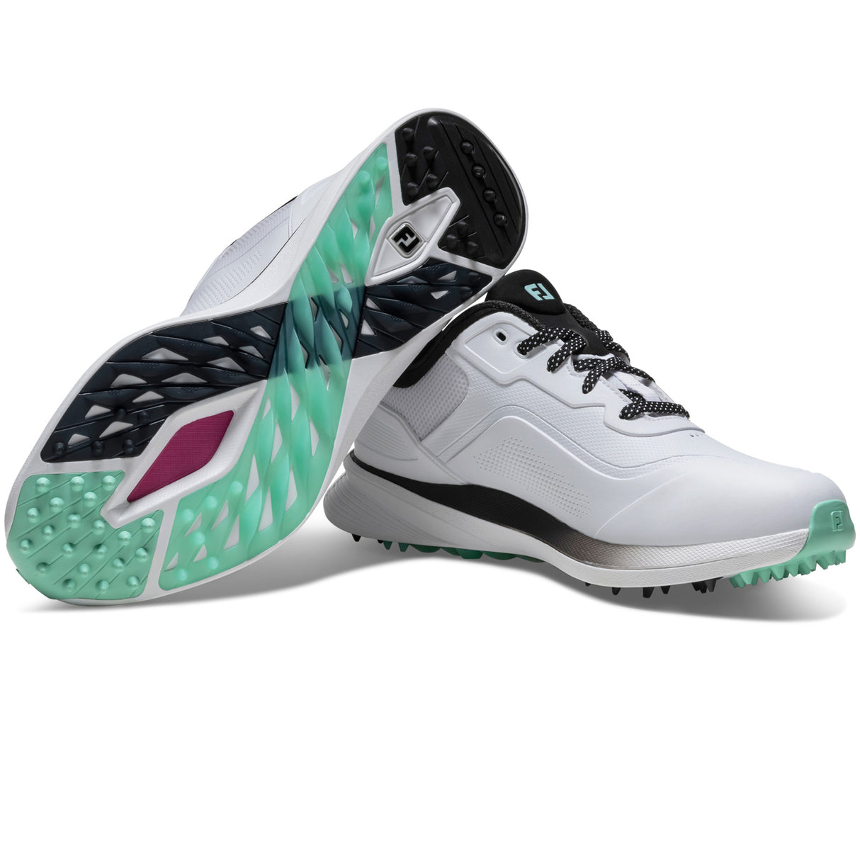 FootJoy 2026 Pro SL Herren Golfschuhe, Weiß / Schwarz