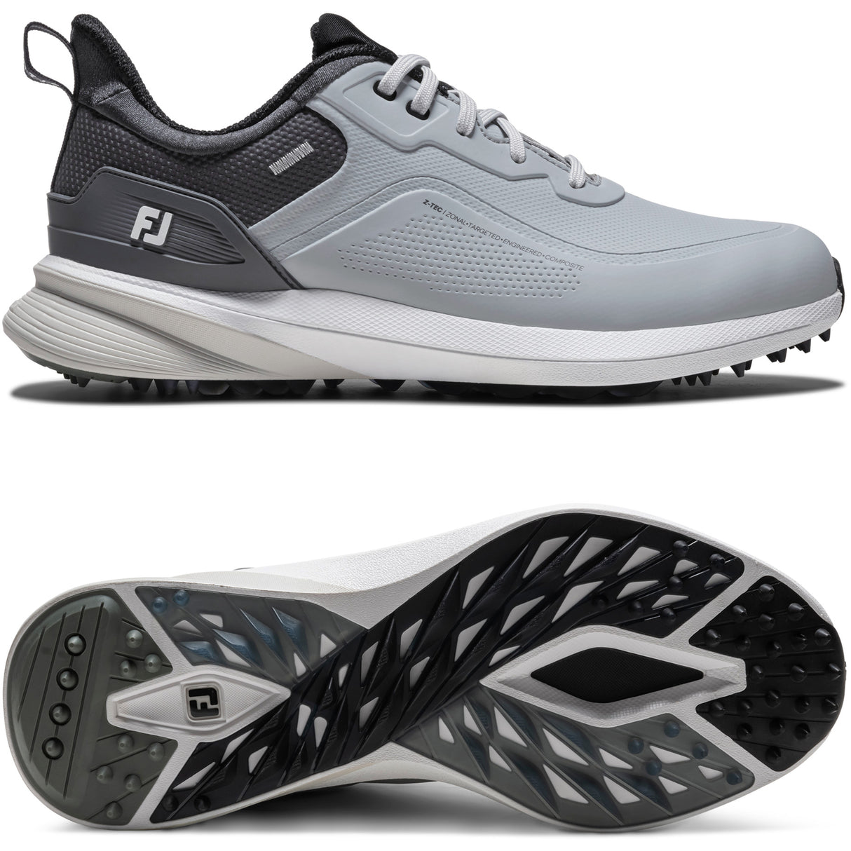 FootJoy 2026 Pro SL Herren Golfschuhe, Grau / Weiß