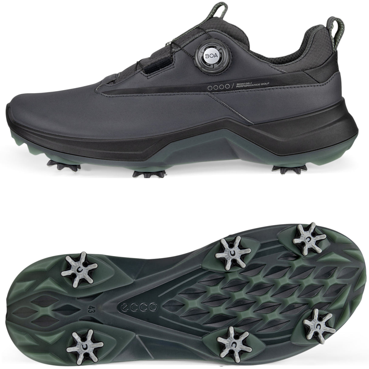 Ecco Biom G5 GTX BOA Herren Golfschuhe, Dunkelgrau