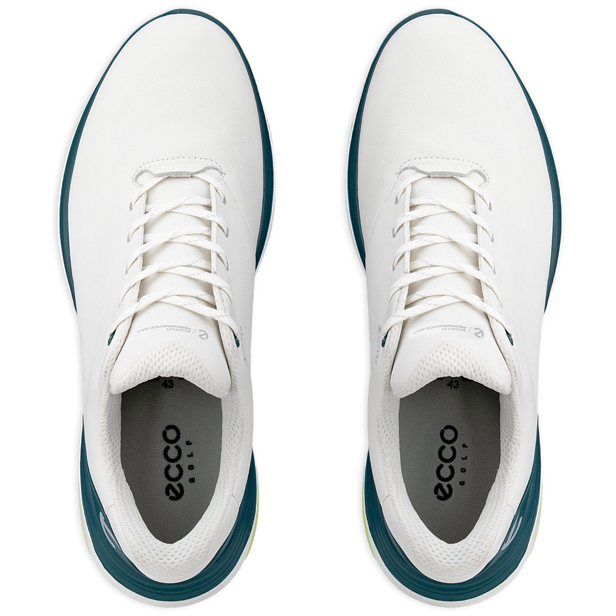 Ecco LT1 Herren Golfschuhe 2026, Weiß / Grün