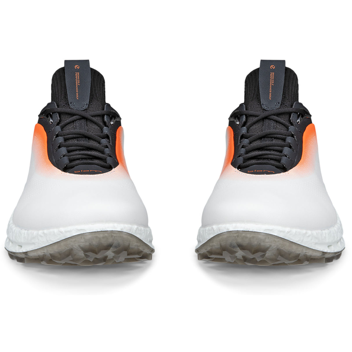Ecco Biom C5 GTX Herren Golfschuhe, Weiß / Orange