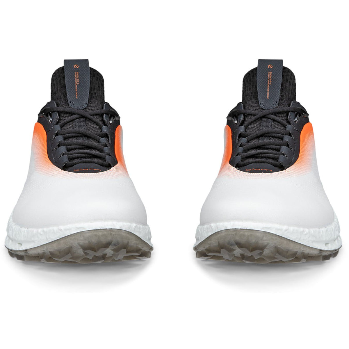 Ecco Biom C5 GTX Herren Golfschuhe, Weiß / Orange - Golflaedchen.de