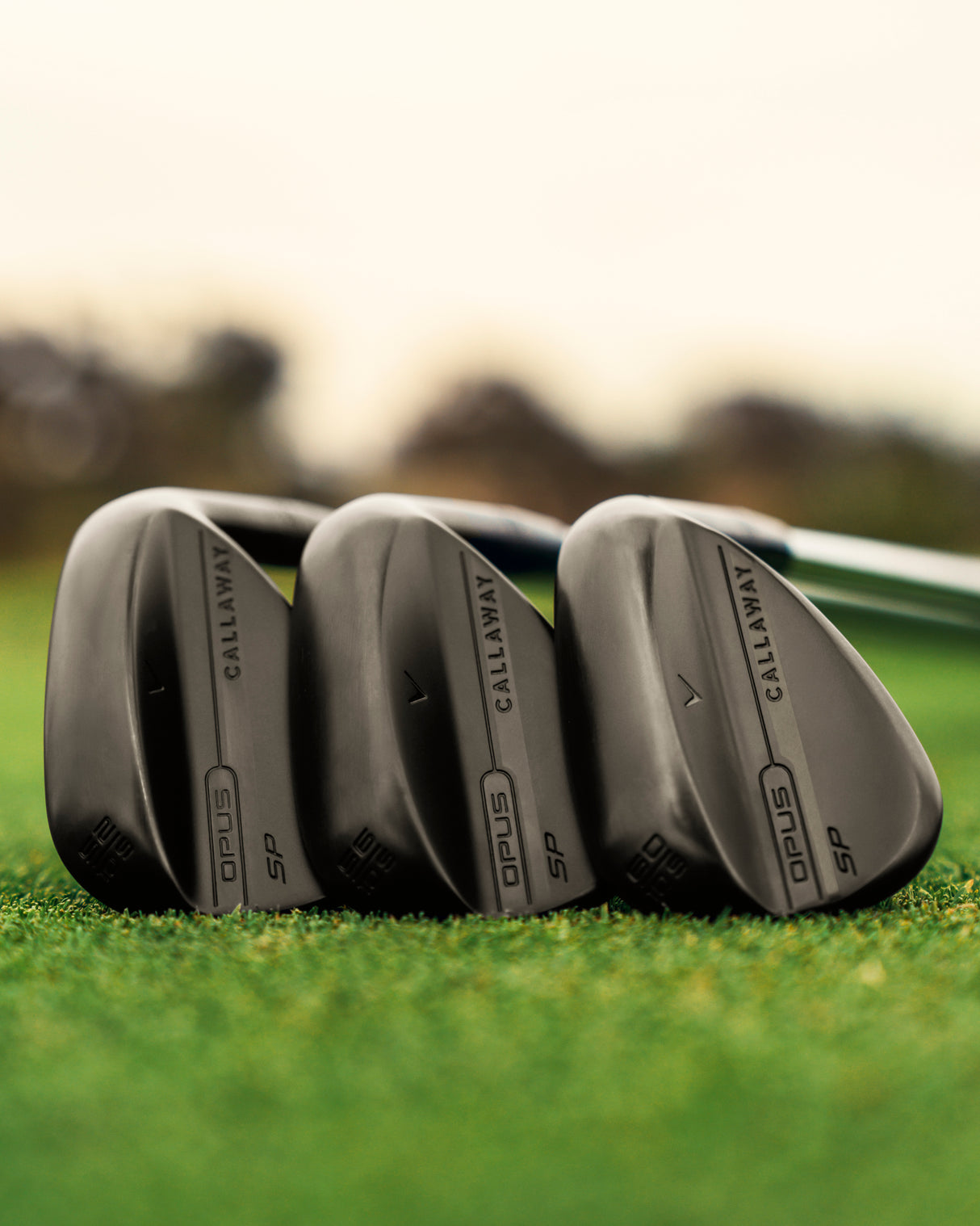 Callaway Opus SP Wedge, Black Shadow, Stahlschaft, Herren Linkshand