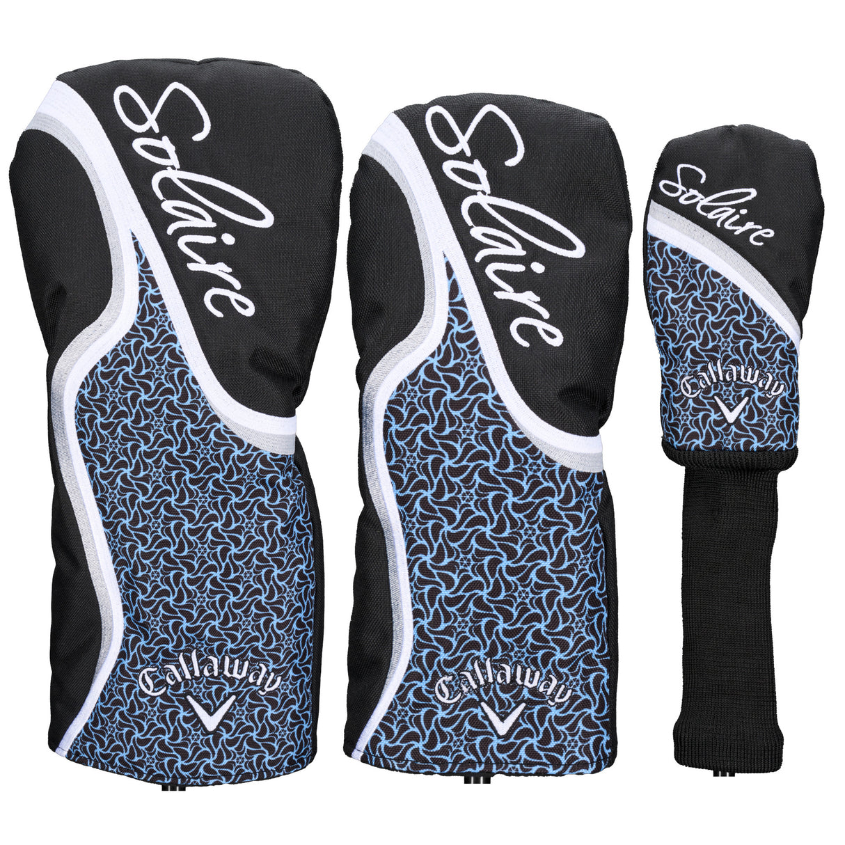 Callaway 2025 Solaire Damen Komplettset / Golfset, Blau / Schwarz, Rechtshand