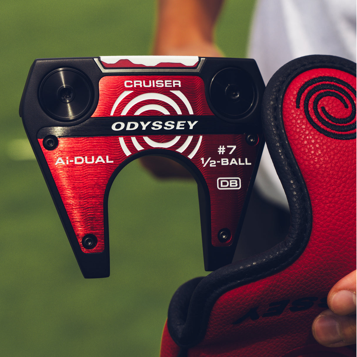 Odyssey Ai-DUAL #7 Cruiser 1/2 Ball Putter, DB, Rechtshand