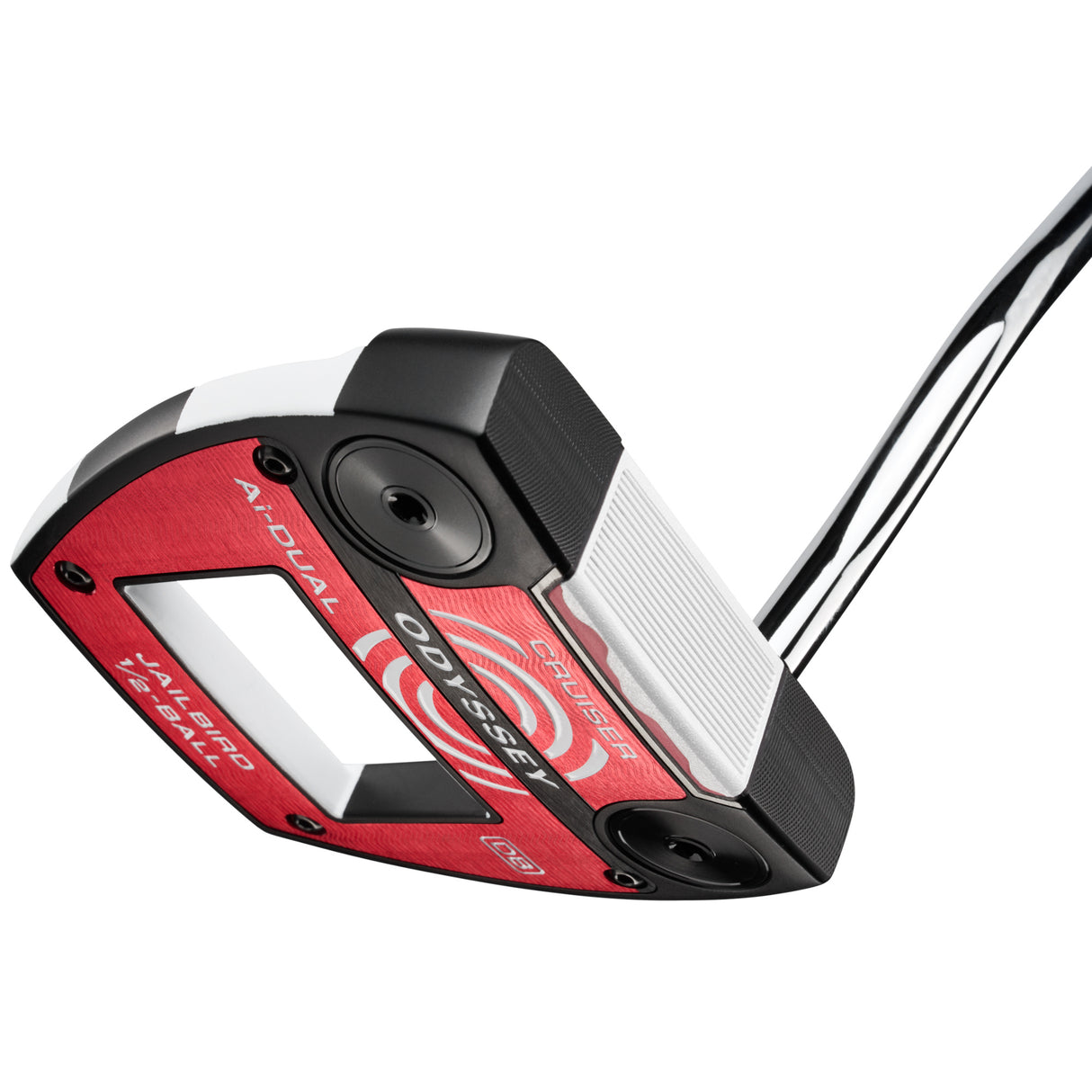 Odyssey Ai-DUAL Jailbird Cruiser 1/2 Ball Putter, DB, Rechtshand