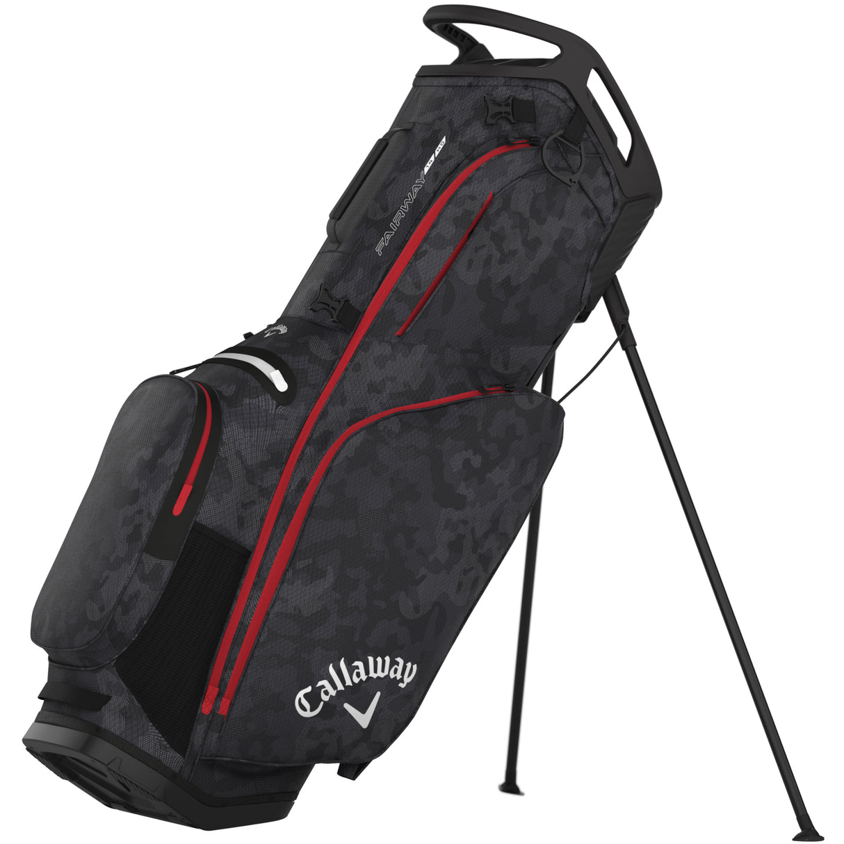 Callaway 2026 Fairway 14 HD Waterproof Standbag, Grau Camouflage - Golflaedchen.de