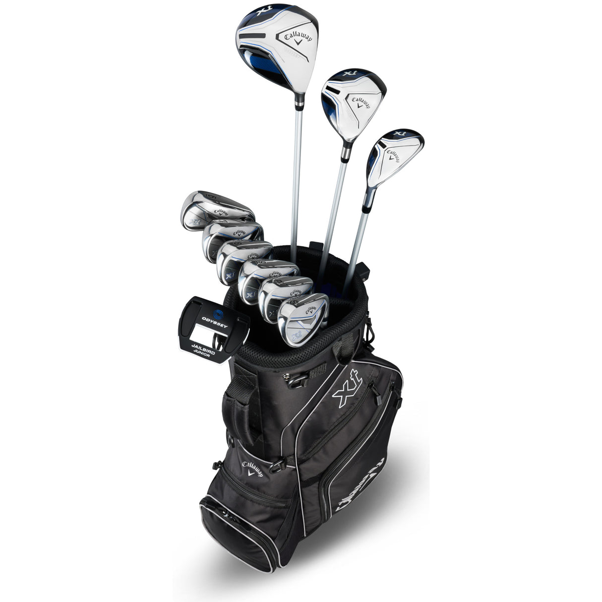 Callaway 2026 Junior Kinder Golfset XT (156 - 170 cm), Farbe Schwarz, Rechtshand - Golflaedchen.de