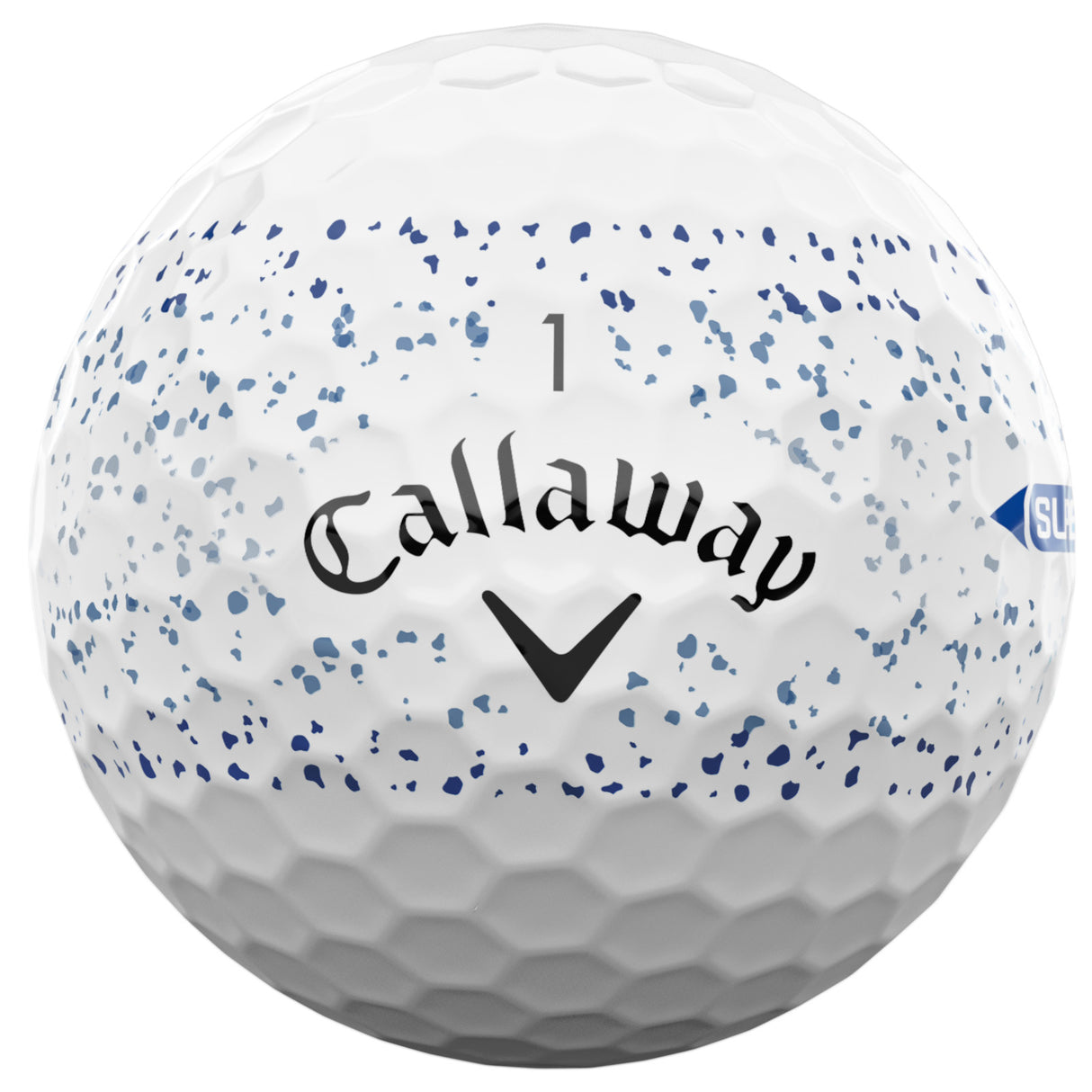 Callaway 2026 SuperSoft 360 Splatter Golfbälle, 12 Stück