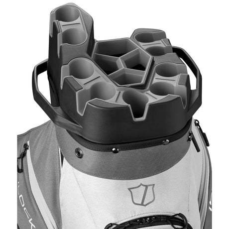 Wilson Staff 2026 I-LOCK 4 Cartbag, Grau / Weiß / Schwarz