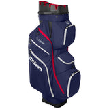 Wilson Staff 2026 I-LOCK 4 Cartbag, Navy / Weiß / Rot