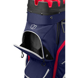 Wilson Staff 2026 I-LOCK 4 Cartbag, Navy / Weiß / Rot