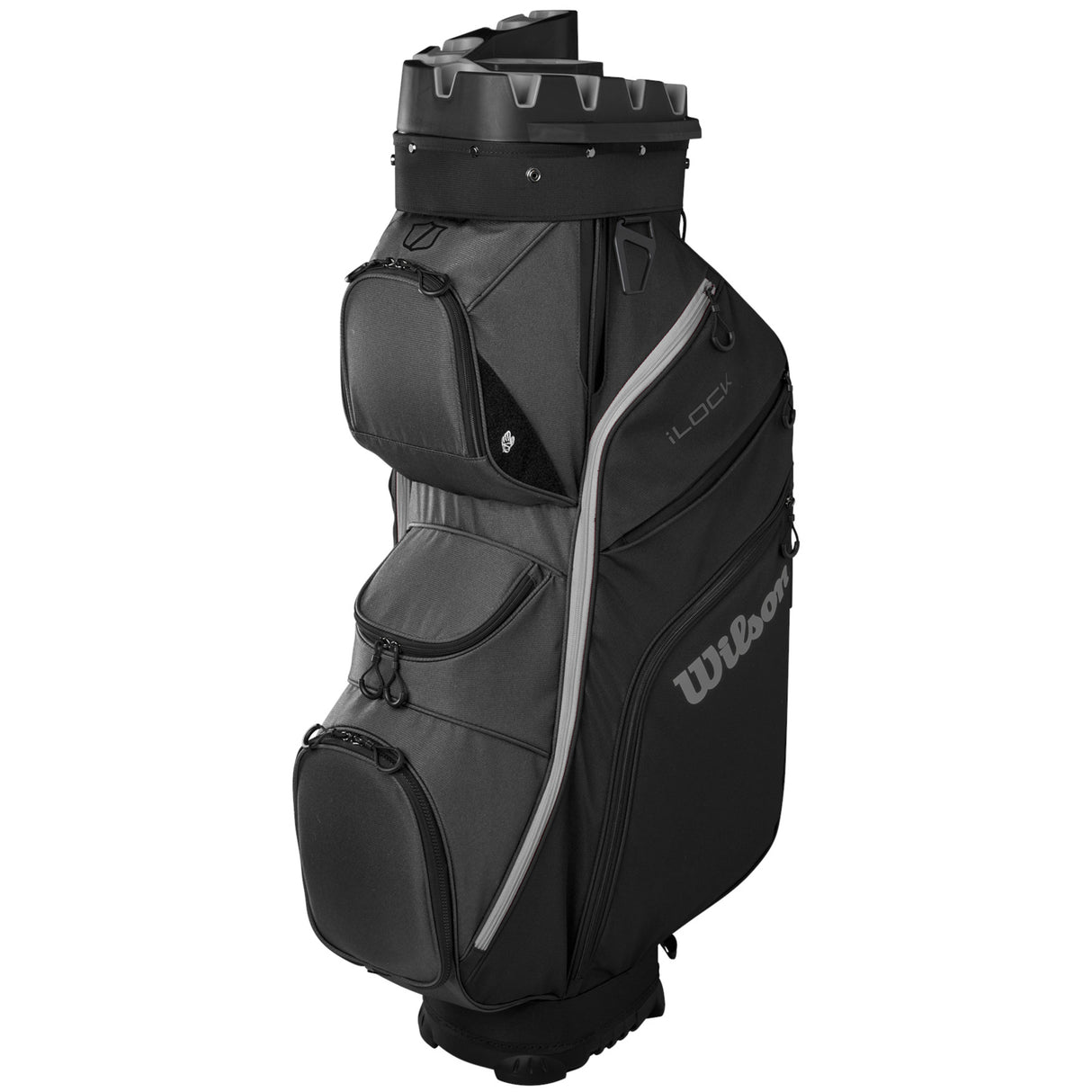 Wilson Staff 2026 I-LOCK 4 Cartbag, Schwarz / Grau