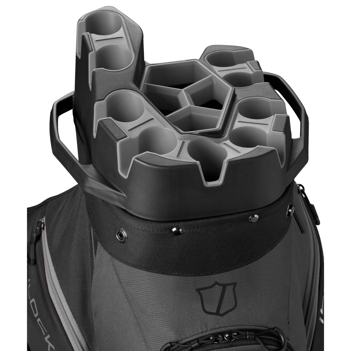 Wilson Staff 2026 I-LOCK 4 Cartbag, Schwarz / Grau