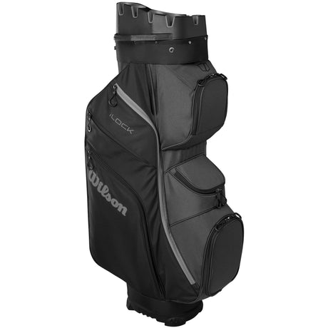 Wilson Staff 2026 I-LOCK 4 Cartbag, Schwarz / Grau