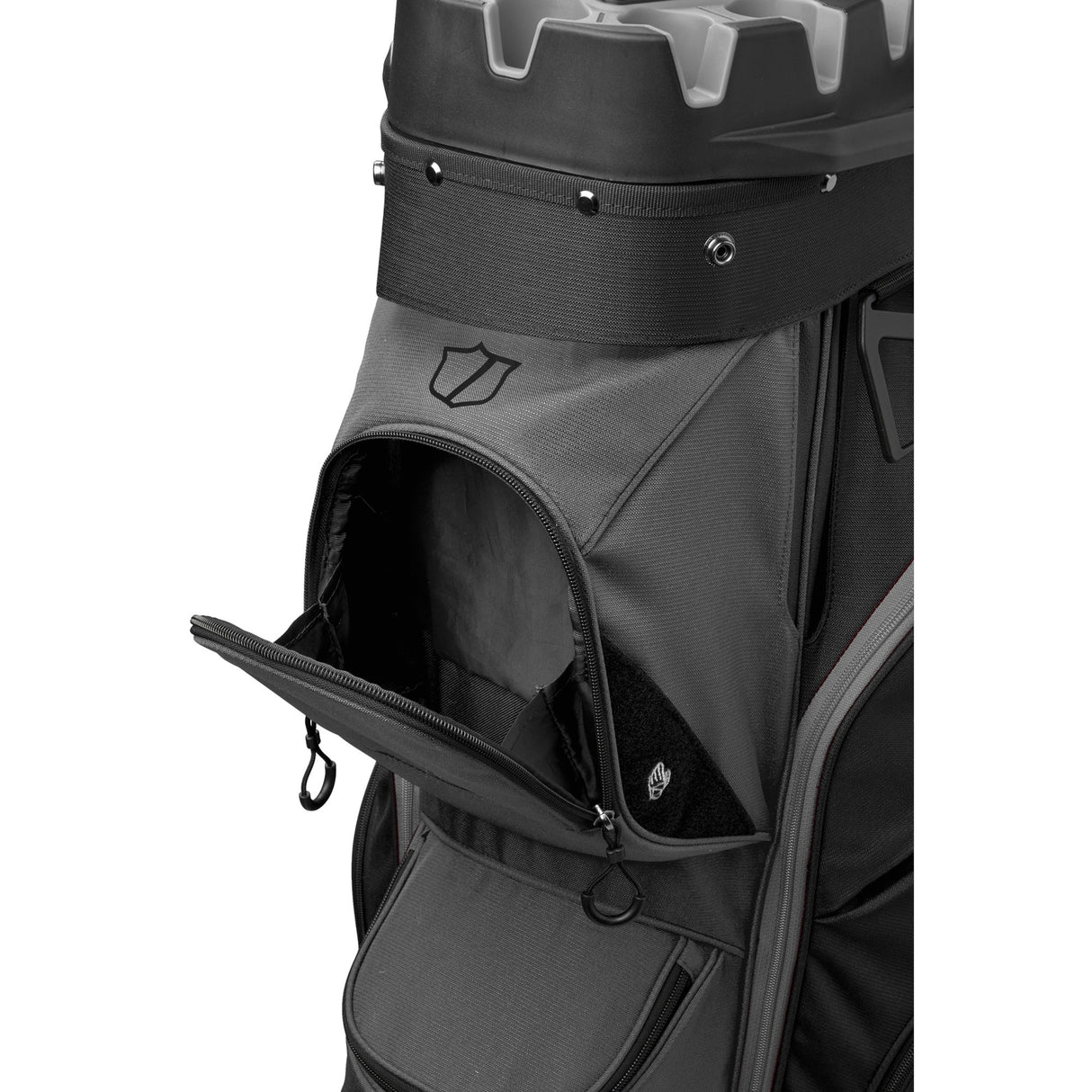 Wilson Staff 2026 I-LOCK 4 Cartbag, Schwarz / Grau