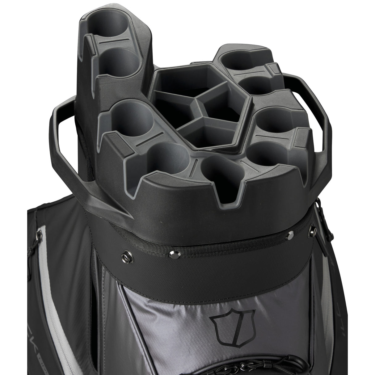 Wilson Staff 2026 I-LOCK Dry 4 Waterproof Cartbag, Schwarz / Grau