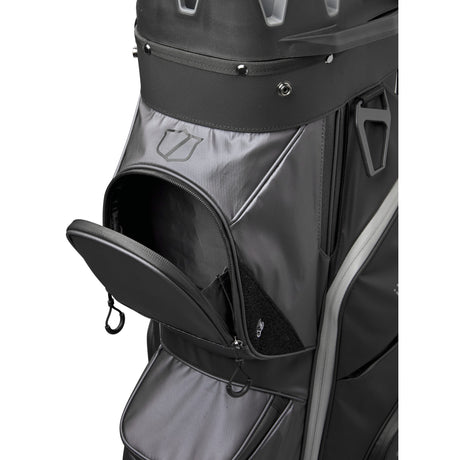 Wilson Staff 2026 I-LOCK Dry 4 Waterproof Cartbag, Schwarz / Grau