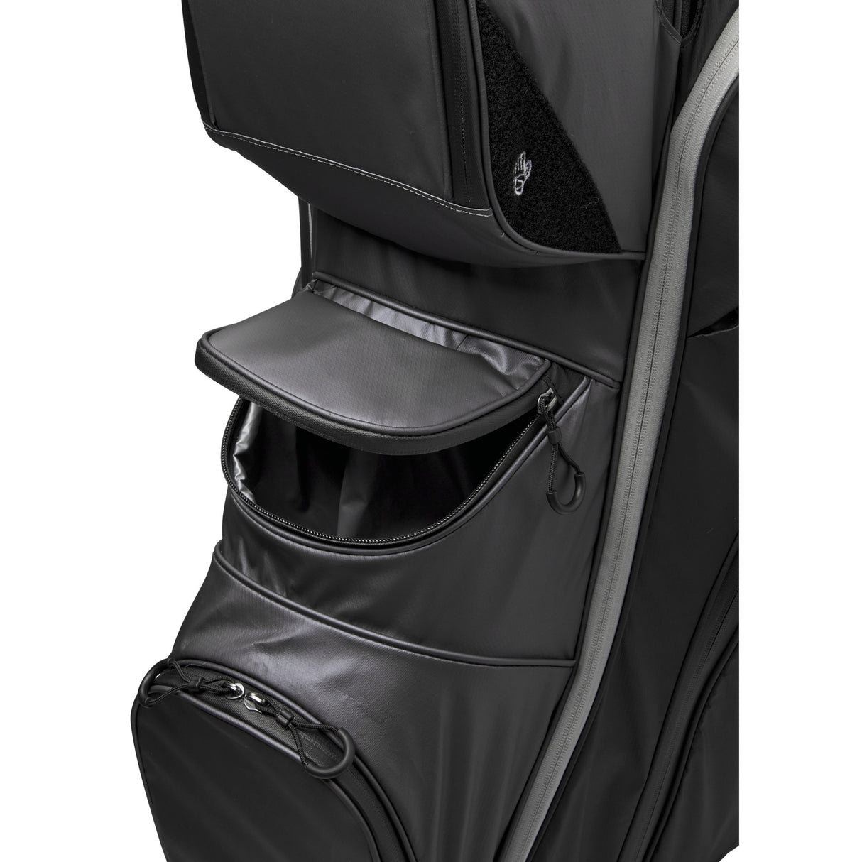Wilson Staff 2026 I-LOCK Dry 4 Waterproof Cartbag, Schwarz / Grau