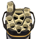 Wilson Staff 2026 I-LOCK Dry 4 Waterproof Cartbag, Grau / Orange