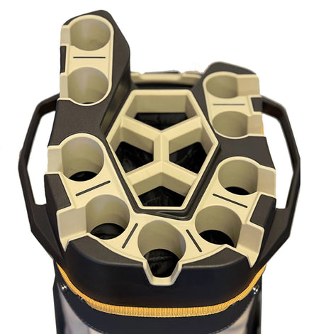 Wilson Staff 2026 I-LOCK Dry 4 Waterproof Cartbag, Grau / Orange