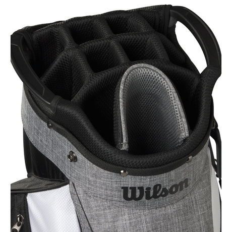 Wilson Feather Cartbag, Schwarz / Grau / Weiß