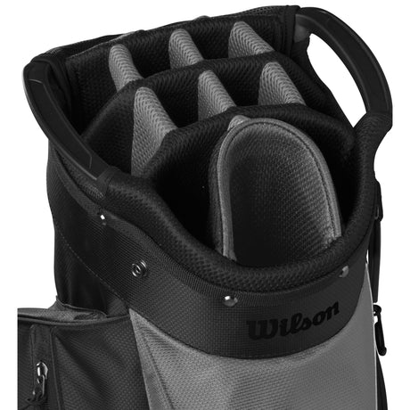 Wilson Feather Cartbag, Grau / Schwarz