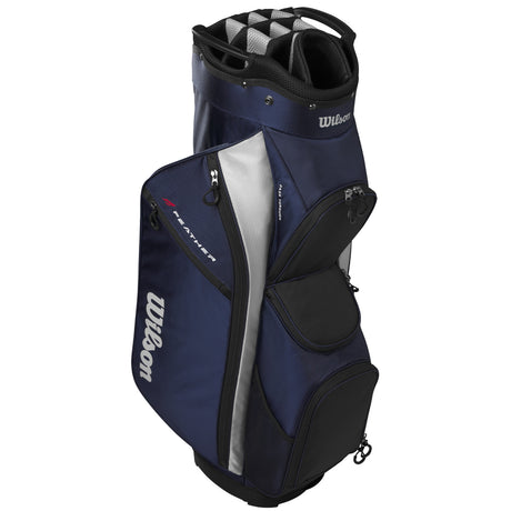Wilson Feather Cartbag, Navy / Schwarz / Grau