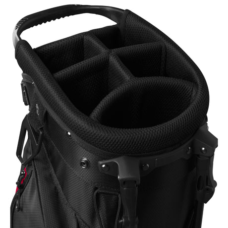 Wilson Feather Standbag, Schwarz / Grau / Rot
