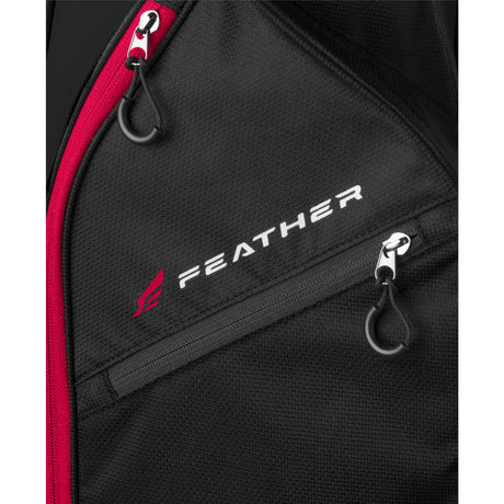 Wilson Feather Standbag, Schwarz / Grau / Rot
