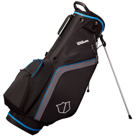 Wilson Staff Lite III Standbag, Schwarz / Grau / Blau