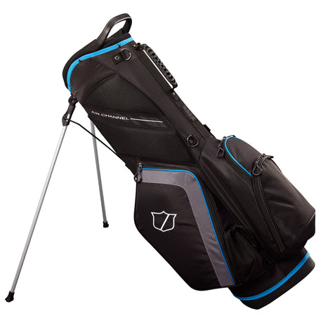 Wilson Staff Lite III Standbag, Schwarz / Grau / Blau