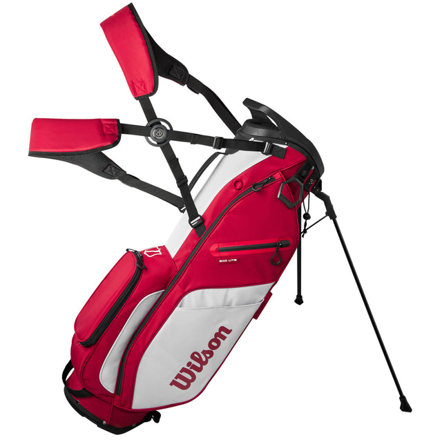 Wilson Staff 2026 Exo LIte Standbag, Rot / Weiß