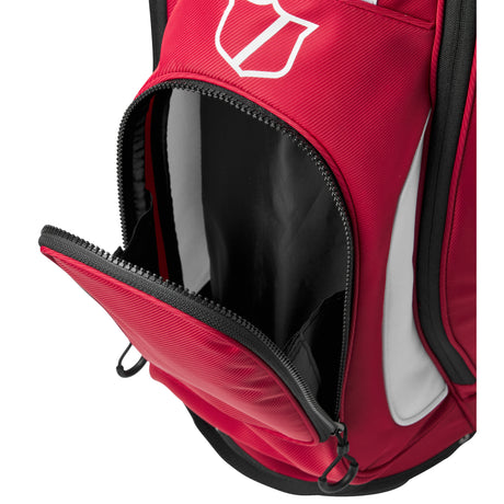 Wilson Staff 2026 Exo LIte Standbag, Rot / Weiß