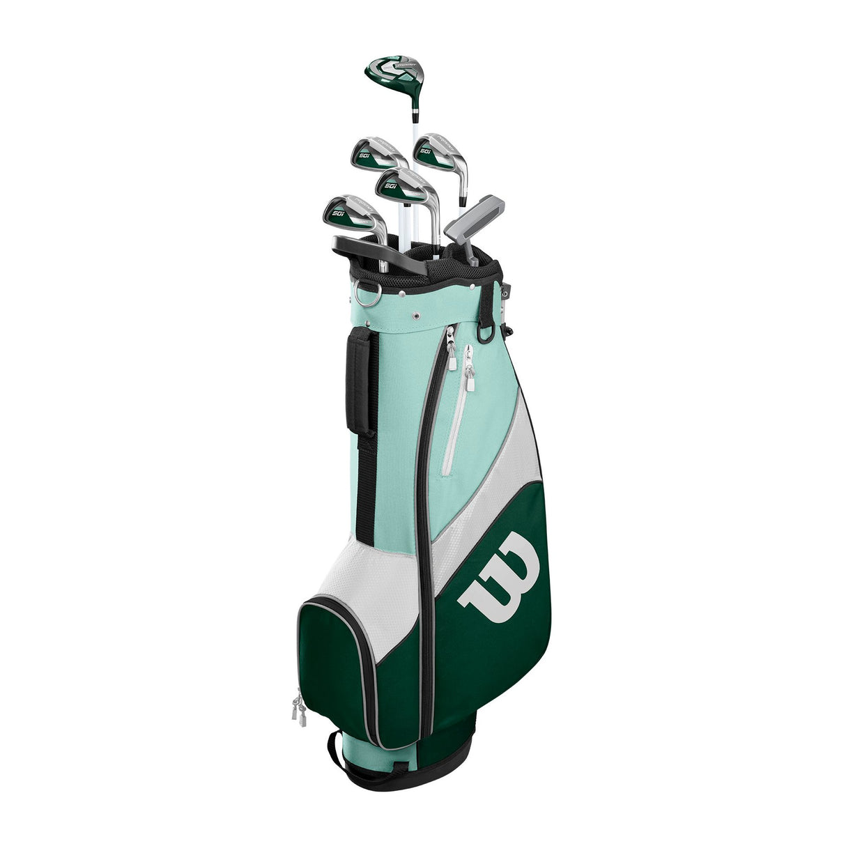 Wilson Pro Staff SGI Halbsatz Damen Komplettset / Golfset, Linkshand - Golflaedchen.de