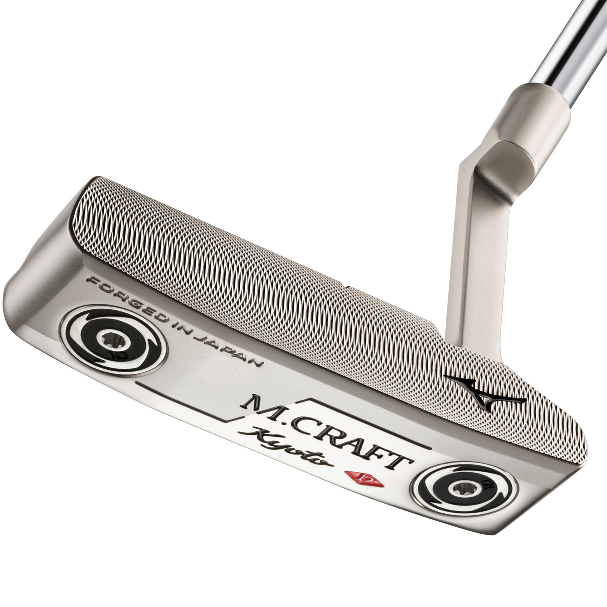 Mizuno M-Craft KYOTO S Putter, Slant Neck, Chrome, Rechtshand, 34 Inch Länge