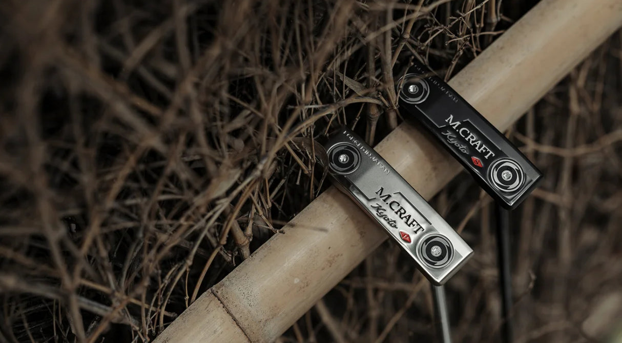 Mizuno M-Craft KYOTO S Putter, Slant Neck, Chrome, Rechtshand, 34 Inch Länge