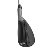 Cleveland RTX6 ZipCore Wedge, Black Satin, Stahlschaft, Herren Rechtshand