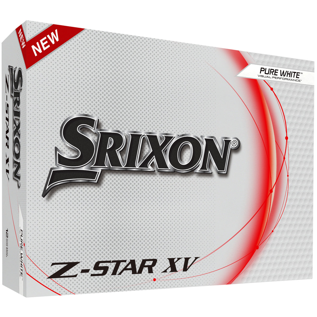 Srixon Z-Star XV Golfbälle, Weiß, 12 Stück
