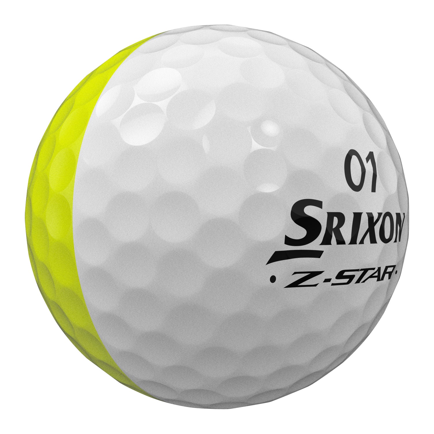 Srixon Z-Star Divide Golfbälle,Weiß / Gelb, 12 Stück