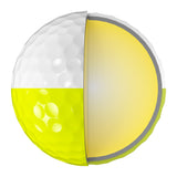 Srixon Z-Star Divide Golfbälle,Weiß / Gelb, 12 Stück