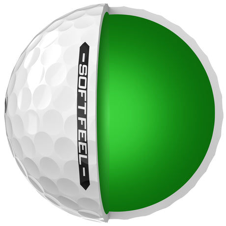 Srixon 2026 Soft Feel Golfbälle, Gelb, Vorteilspack, 60 Stück - Golflaedchen.de