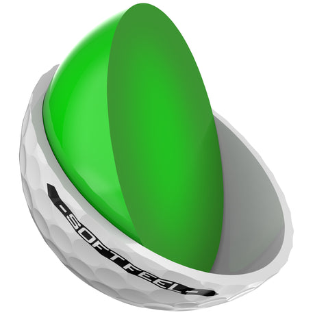 Srixon 2026 Soft Feel Golfbälle, Gelb, Vorteilspack, 60 Stück - Golflaedchen.de