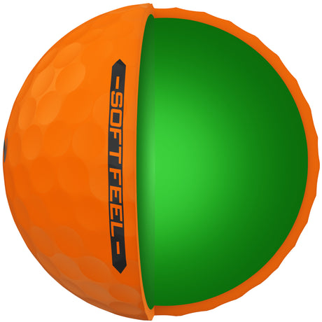 Srixon 2026 Soft Feel Golfbälle, Orange, Vorteilspack, 60 Stück - Golflaedchen.de